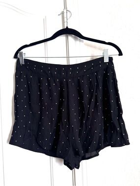 Mink Pink Black Studded Shorts